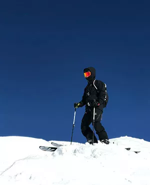 Skiing at Christmas