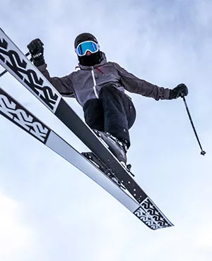 Skiing on New Year's Eve