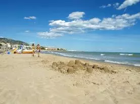 arena de la playa  españa alcoceber